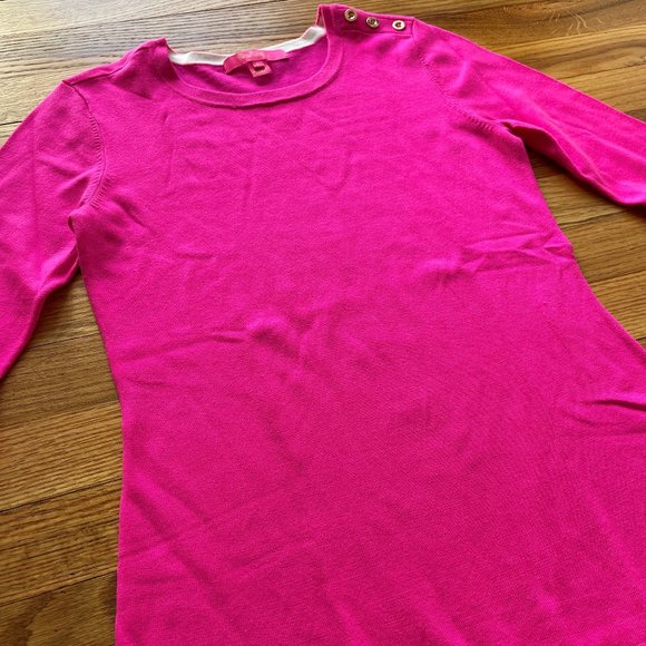 Lilly Pulitzer Pink Callee Sweater Size Small - Picture 5 of 9